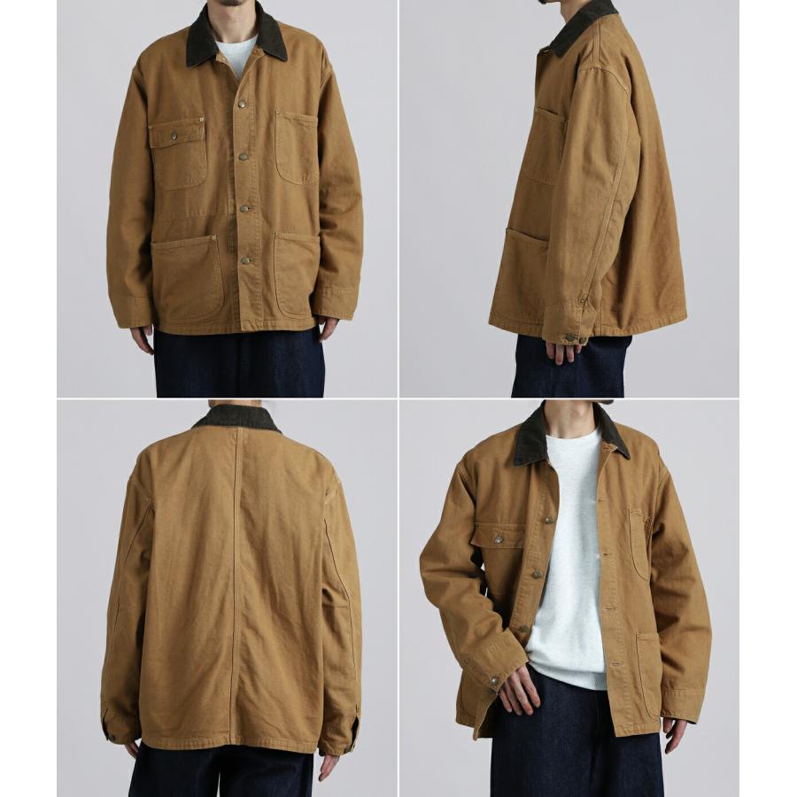 orSlow（オアスロウ） ： RELAX FIT OXFORD COVERALL ： 01-6034-53S