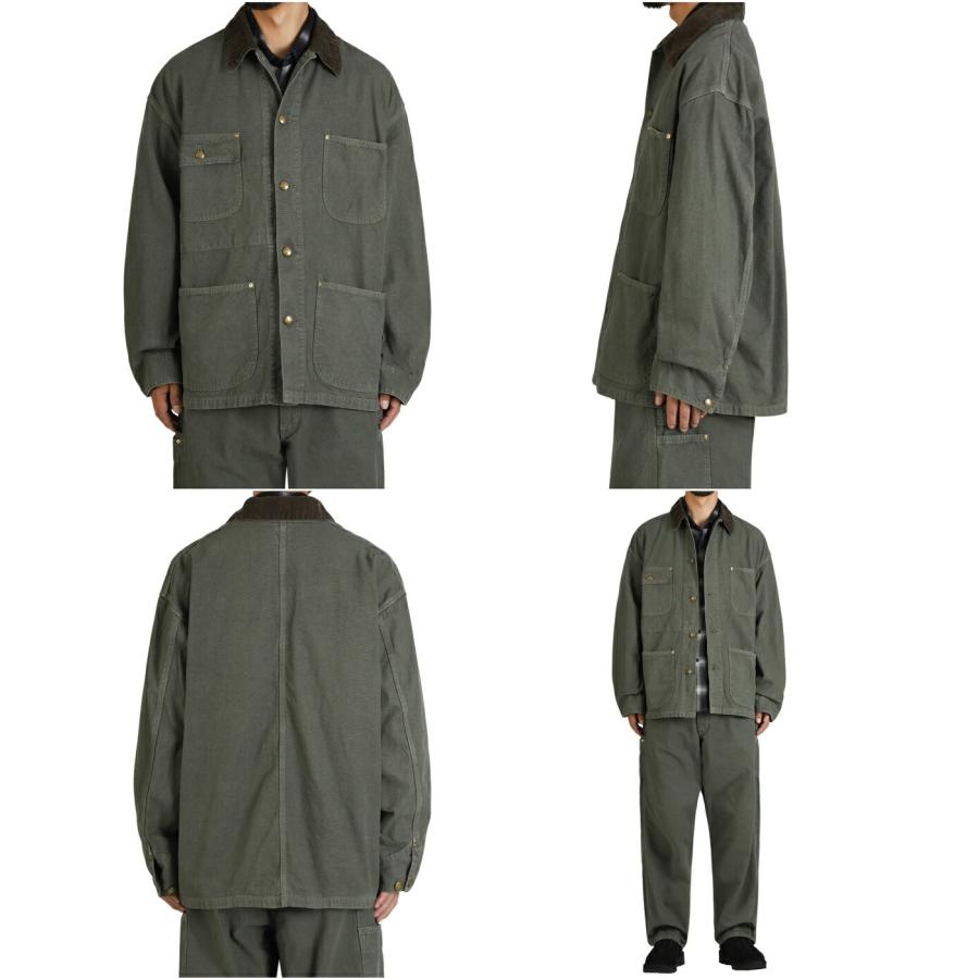 orSlow（オアスロウ） ： RELAX FIT OXFORD COVERALL ： 01-6034-76S
