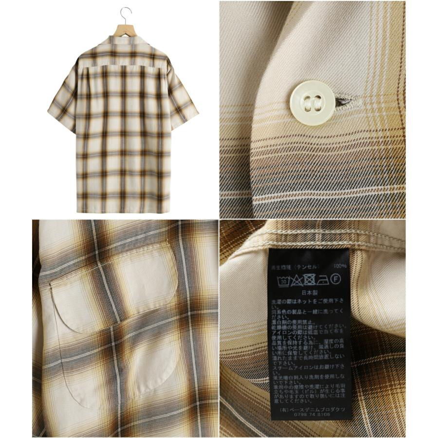 orSlow / オアスロウ ： OMBRE CHECK SHORT SLEEVE SHIRT 01-8081-154