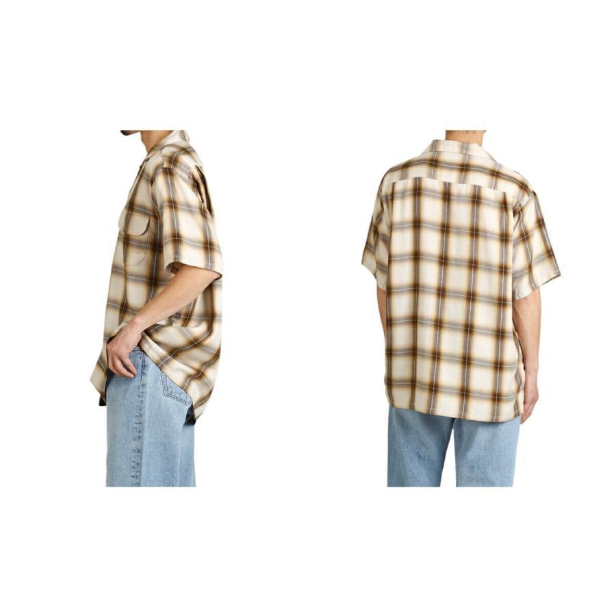 orSlow / 半袖シャツ/4/--/BRW/チェック/01-8081-154 orSlow / オアスロウ ： OMBRE CHECK SHORT SLEEVE SHIRT 01-8081-154