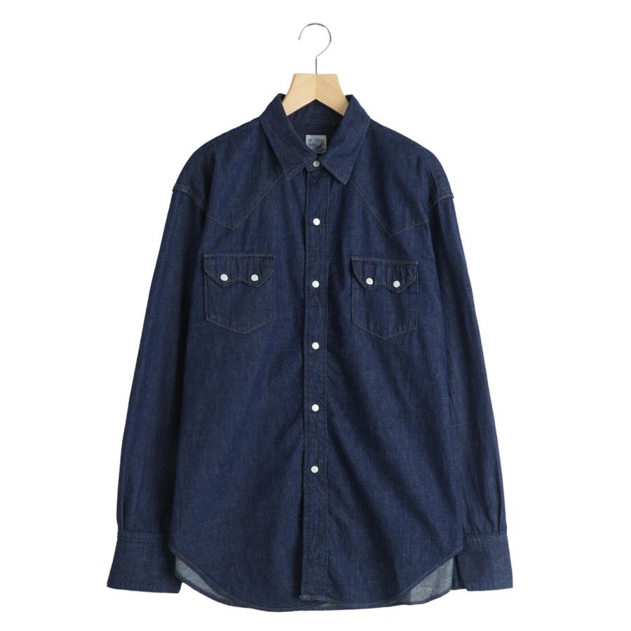orSlow（オアスロウ） ： DENIM WESTERN SHIRT ： 01-8124-81