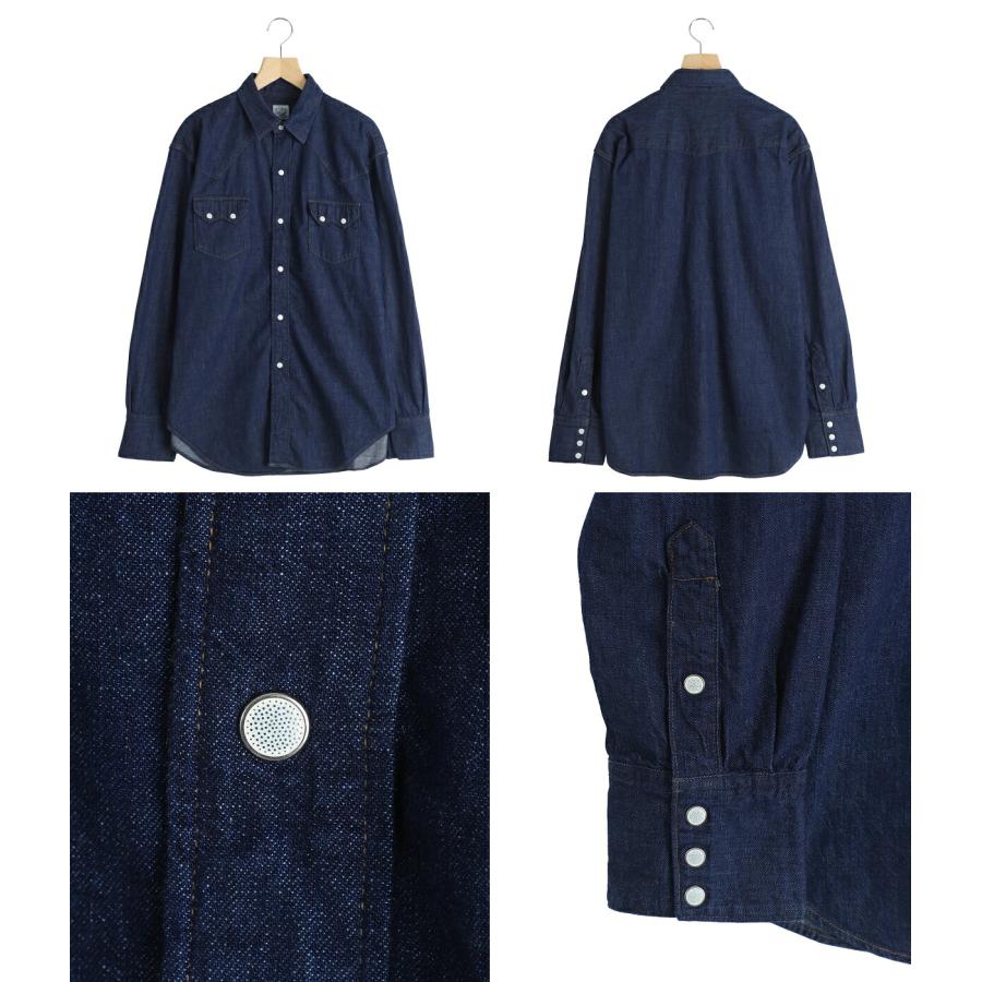orSlow（オアスロウ） ： DENIM WESTERN SHIRT ： 01-8124-81
