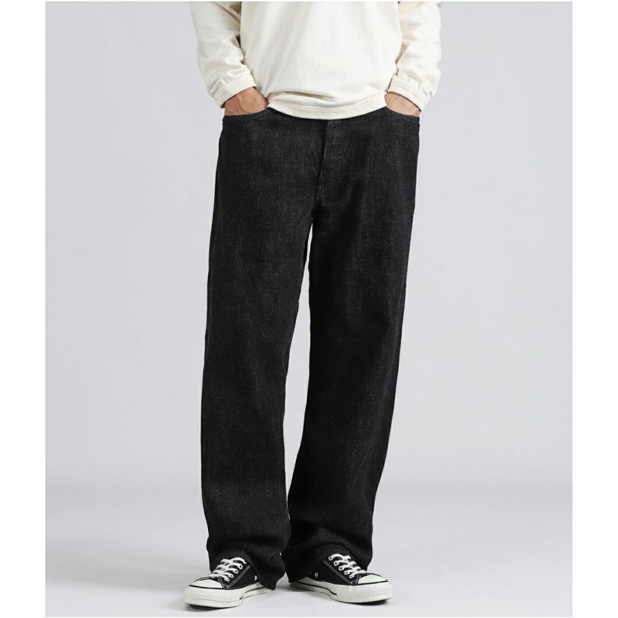 FULLCOUNT（フルカウント） ： Wide Black Selvedge Denim(Super