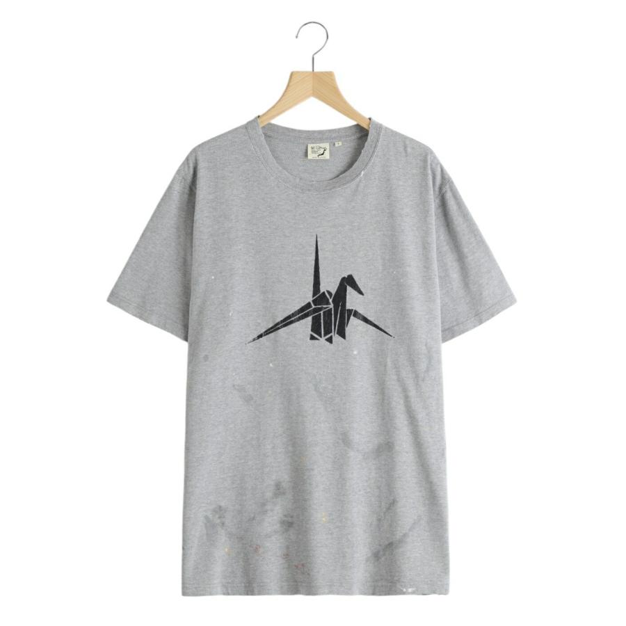 orSlow 【P10倍】orSlow / オアスロウ ： T-SHIRT ORIGAMI PRINT