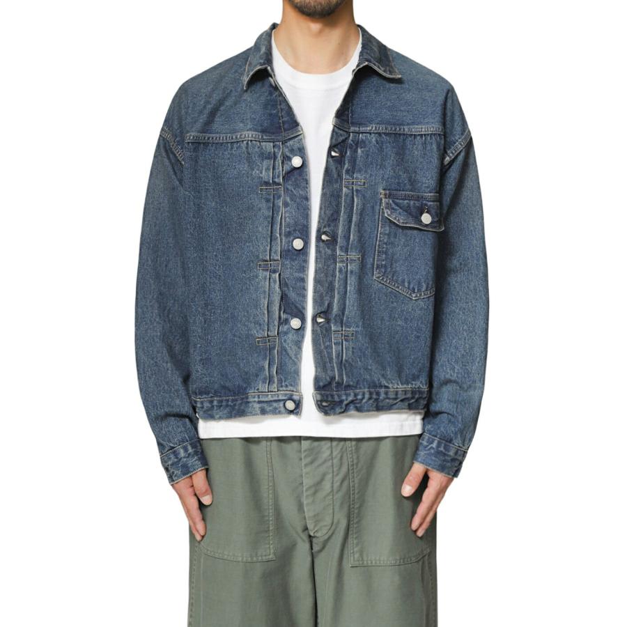 orSlow / オアスロウ ： TYPE1 PLEATED FRONT BLOUSE VINTAGE