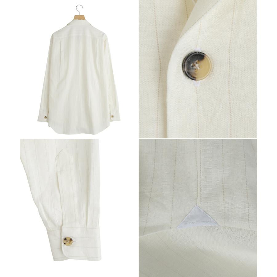 【P10倍】Errico Formicola / エリコ フォルミコラ ： GERARDO LINEN VISCOSE ： 1-36215-1の画像