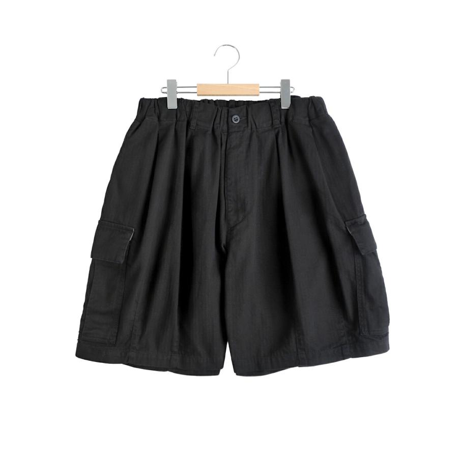 is-ness（イズネス） ： Herringbone 6-Pocket Shorts / 全2色