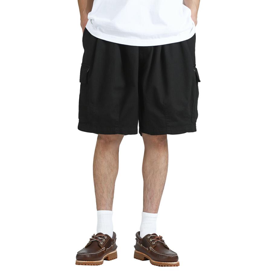 is-ness（イズネス） ： Herringbone 6-Pocket Shorts / 全2色
