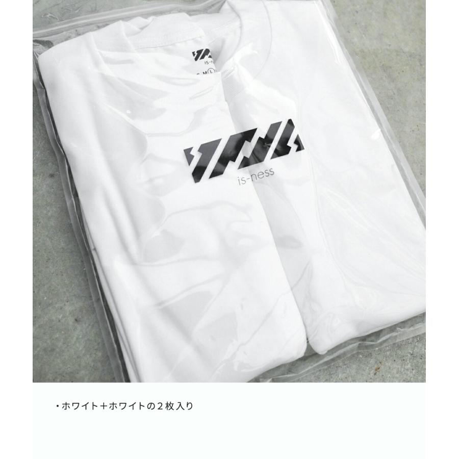 【15%OFF】is-ness / イズネス ： 2-PACK T-SHIRT ： 1007SSCS03 | is-ness | 02
