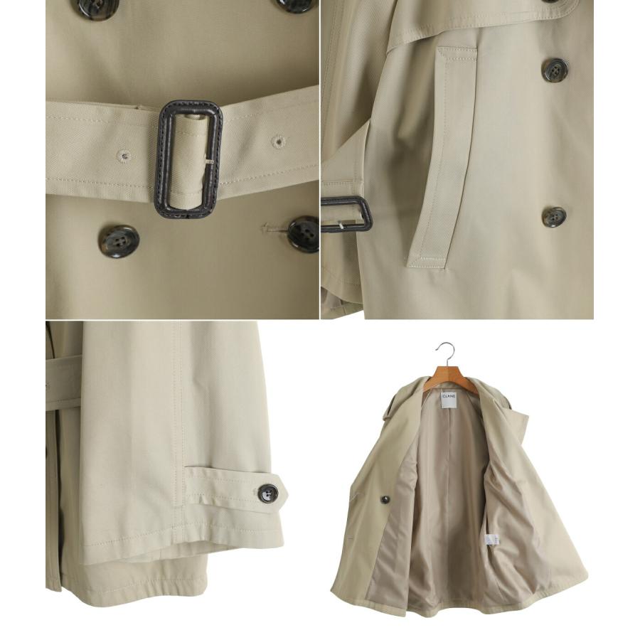 CLANE（クラネ） ： [レディース]OVER SHORT TRENCH COAT ： 10101