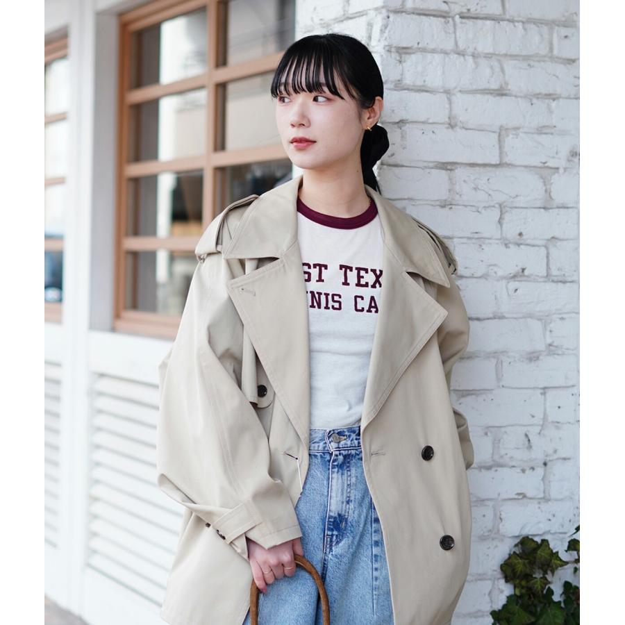 CLANE（クラネ） ： [レディース]OVER SHORT TRENCH COAT ： 10101