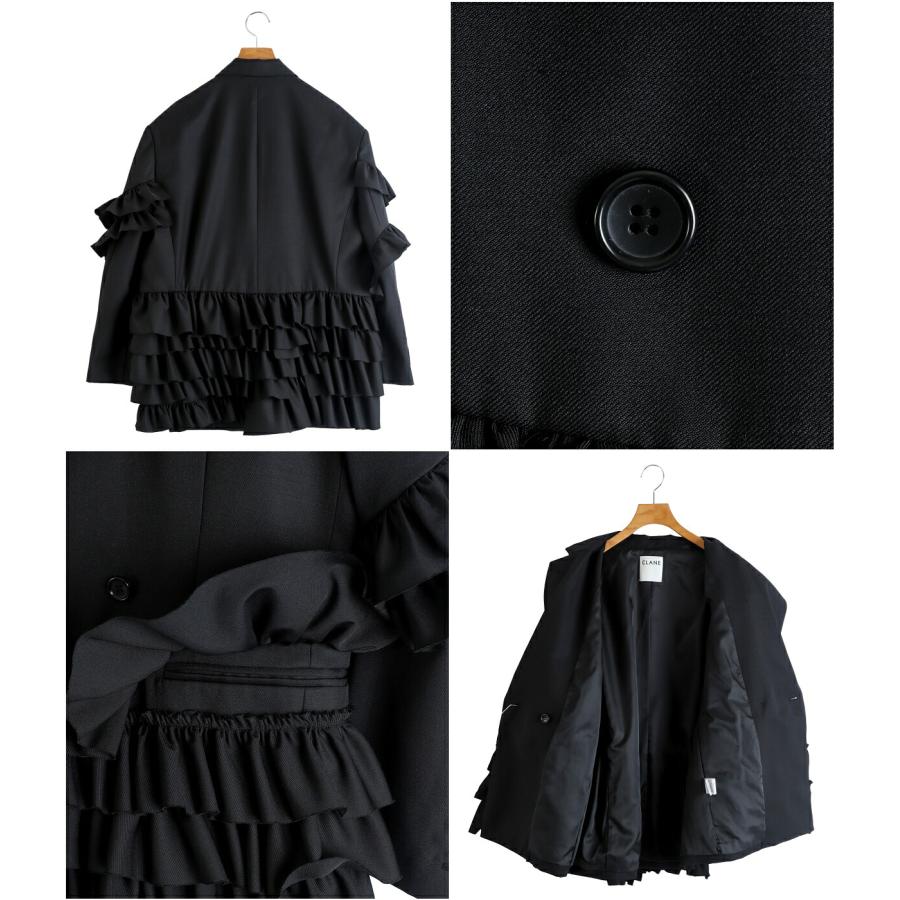 CLANE（クラネ） ： [レディース]FRILLED TAILORED JACKET ： 10103