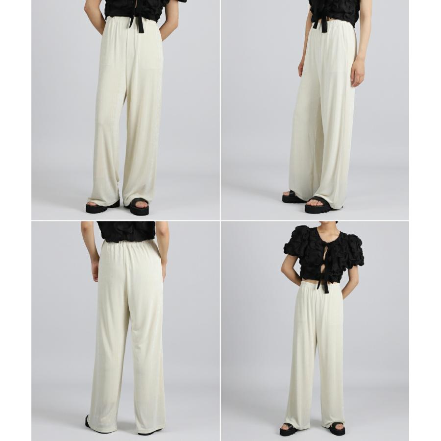 CLANE（クラネ） ： [レディース]BRIGHT JERSEY PANTS / 全2色