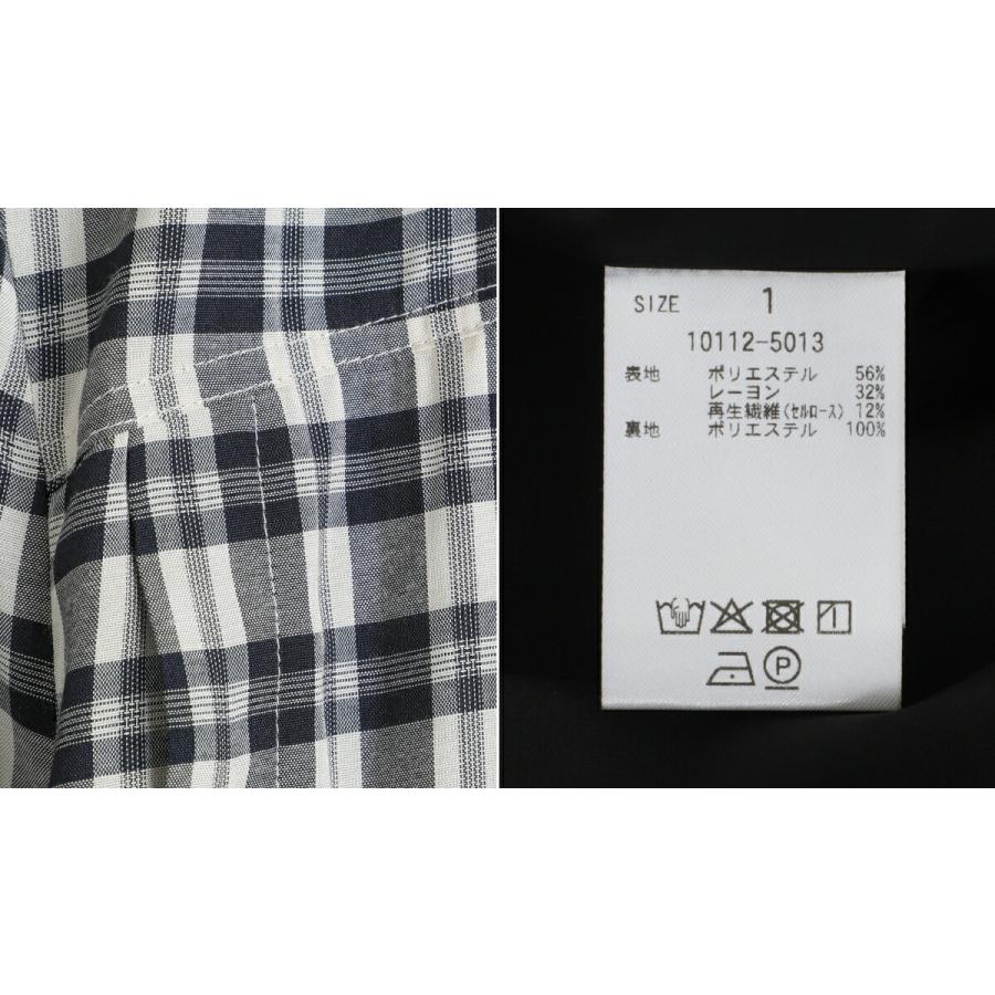 CLANE（クラネ） ： [レディース]UP POCKET CHECK SHIRT ONEPIECE