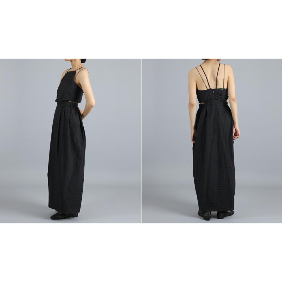 CLANE（クラネ） ： [レディース]SIDE HOLE COCOON CAMI ONEPIECE / 全