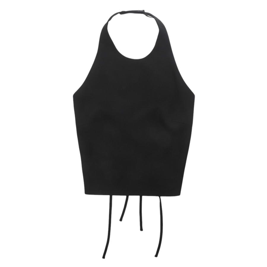 CLANE（クラネ） ： [レディース]BACK RIBBON HALTER BUSTIER ： 10122