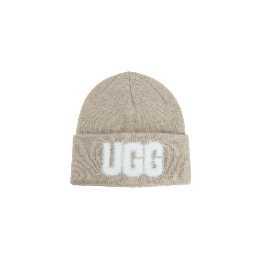 UGG / アグ ： U FUZZY UGG LOGO BEANIE / 全2色 ： 105248 | UGG