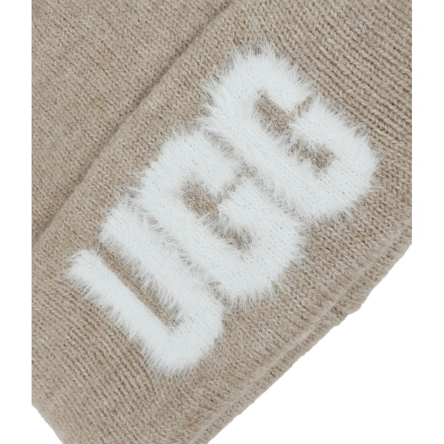 UGG / アグ ： U FUZZY UGG LOGO BEANIE / 全2色 ： 105248 | UGG | 02