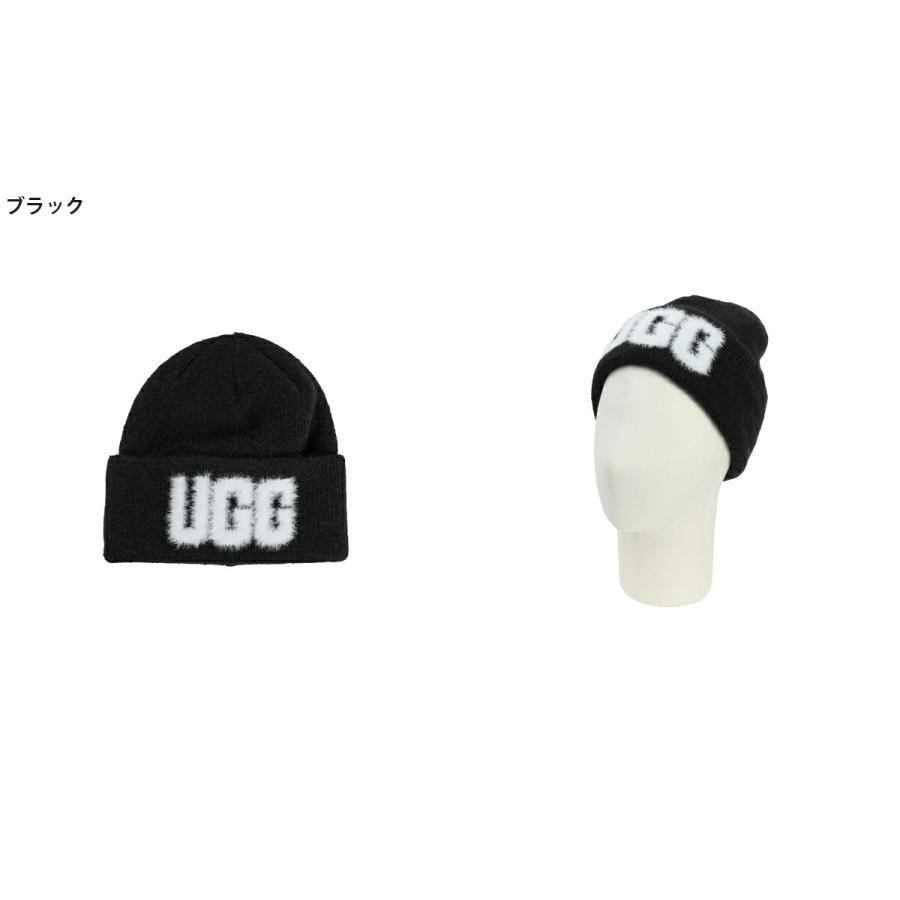 UGG / アグ ： U FUZZY UGG LOGO BEANIE / 全2色 ： 105248 | UGG | 03