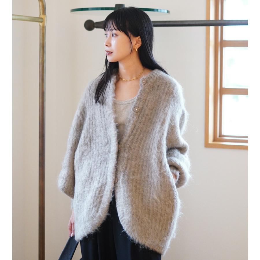 CLANE MOHAIR SHAGGY CARDIGAN