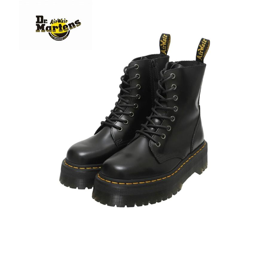 【美品】 Dr. Martens ドクターマーチン JADON Dr Martens☆JADON II STAR☆厚底☆BLACK+CLASH PINK (Dr.Martens