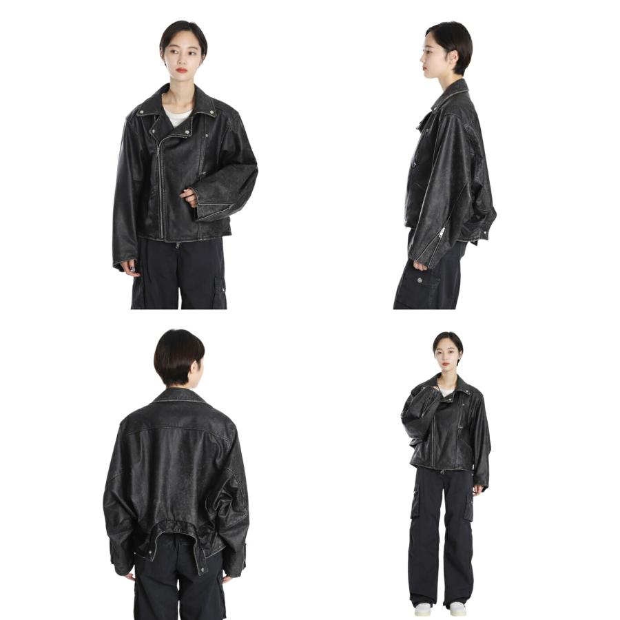 beautiful people / ビューティフルピープル ： [レディース]double-end stone wash leather jacket ：  ： 1545402003の画像