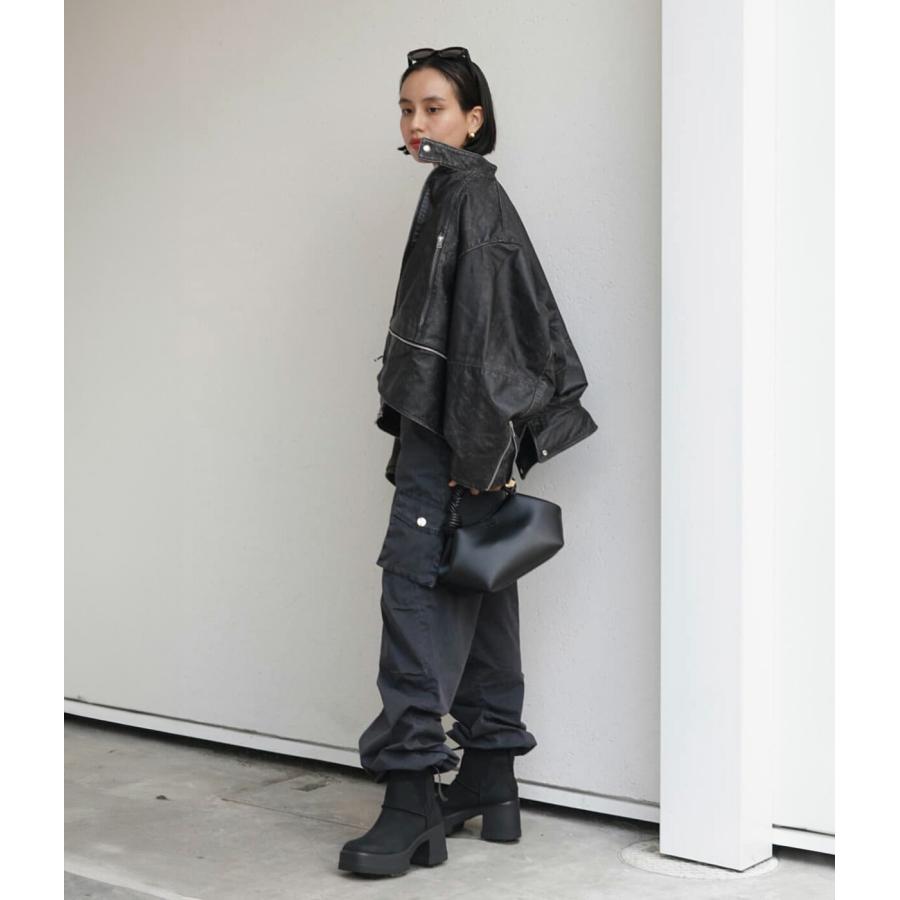 beautiful people / ビューティフルピープル ： [レディース]double-end stone wash leather jacket ：  ： 1545402003の画像