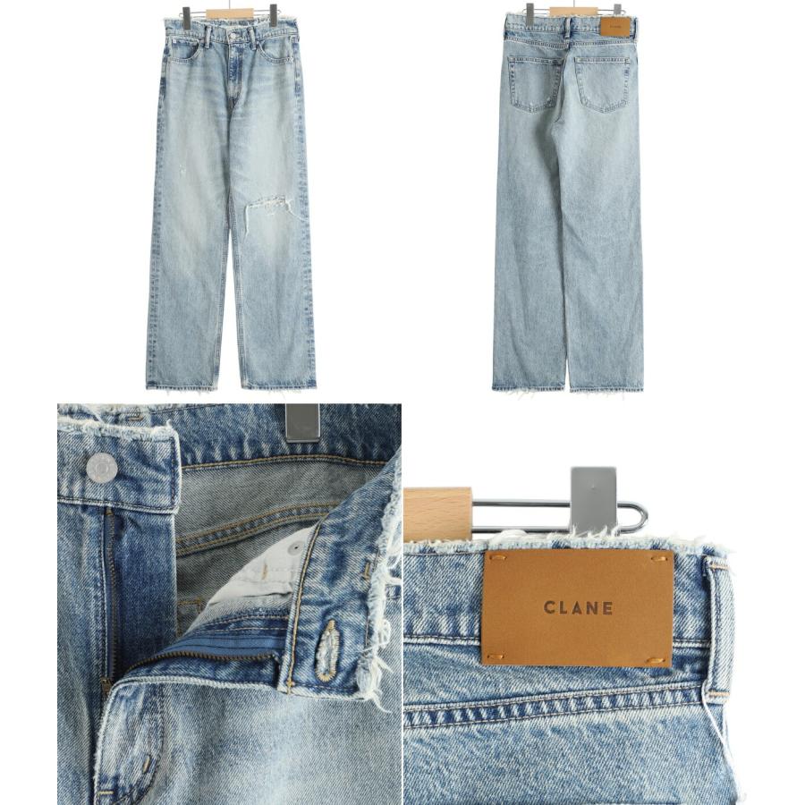 パンツ CLANE / CRASH DENIM PANTS CLANE（クラネ）の「CLANE/クラネ/CRASH DENIM PANTS（デニムパンツ