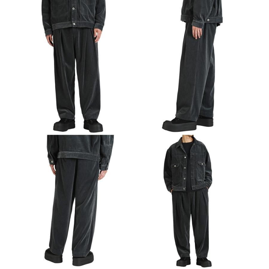 is-ness（イズネス） ： CORDUROY TUCK TROUSERS / 全2色