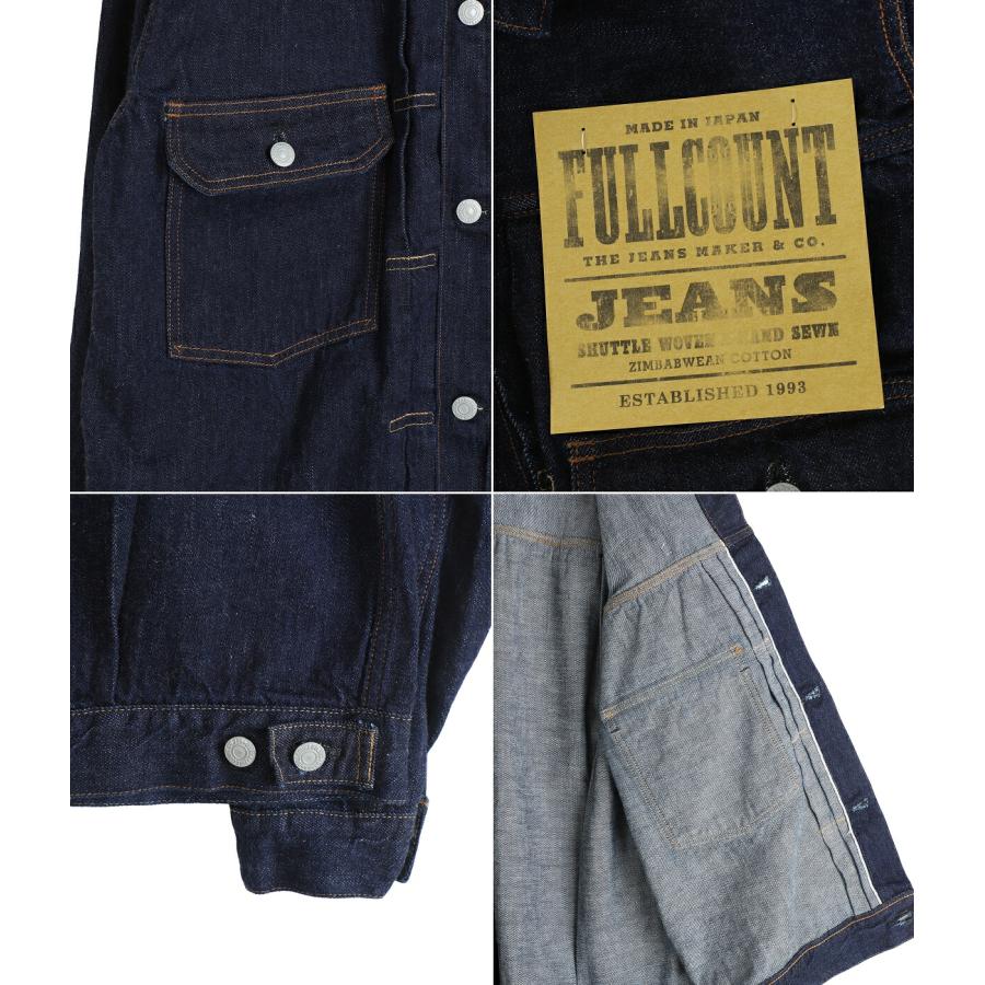 FULL COUNT / フルカウント ： Type2 Denim Jacket (Super Smooth) ： 2102SSW | FULLCOUNT | 02