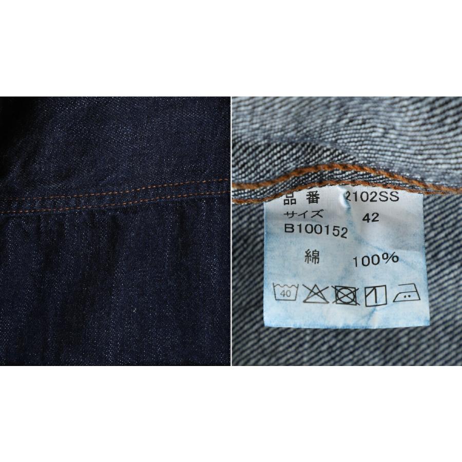 FULL COUNT / フルカウント ： Type2 Denim Jacket (Super Smooth) ： 2102SSW | FULLCOUNT | 03