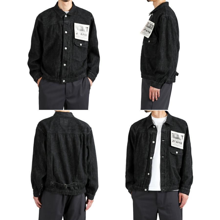 FULLCOUNT（フルカウント） ： Type 1 Black Denim Jacket (Super