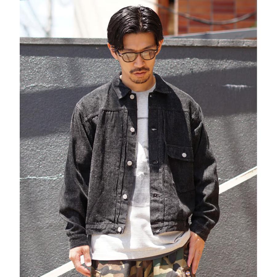 FULLCOUNT（フルカウント） ： Type 1 Black Denim Jacket (Super