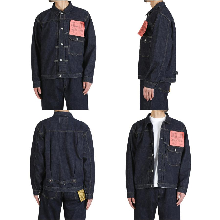FULLCOUNT（フルカウント） ： Type1 Denim Jacket 13.7oz ： 2107W-20