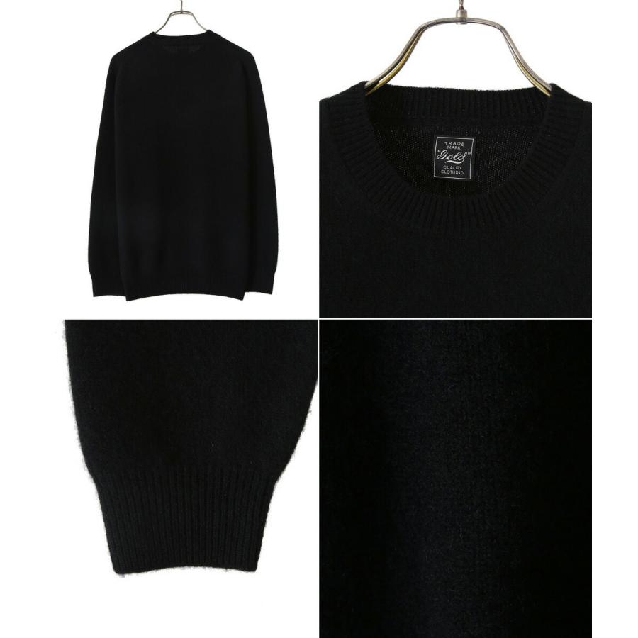 GOLD 東洋エンタープライズ / ゴールド ： PURE CASHMERE KNIT CREW