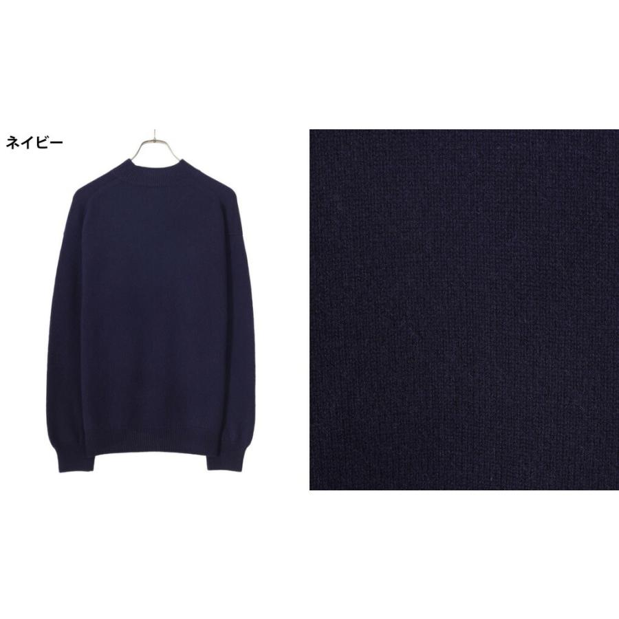 東洋エンタープライズ GOLD / ゴールド ： PURE CASHMERE MOCK NECK PULLOVER KNIT / 全3色 ： 22B-GL90221の画像