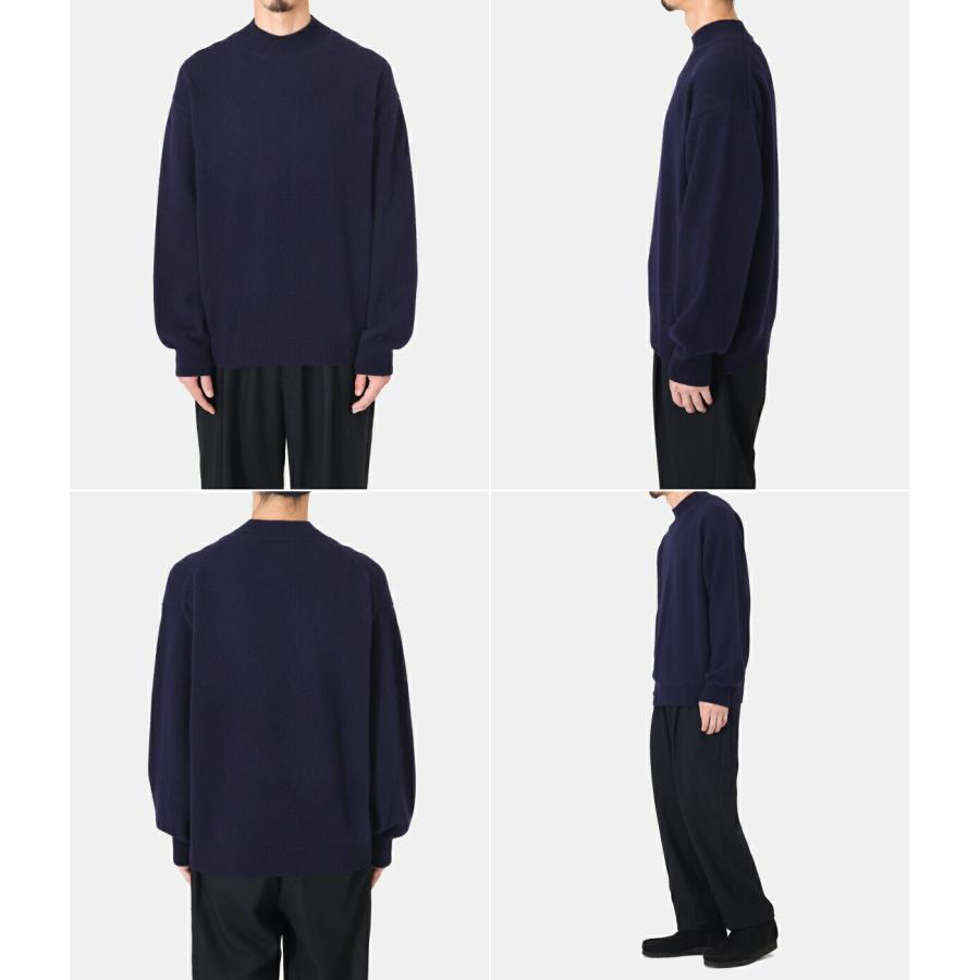 東洋エンタープライズ GOLD / ゴールド ： PURE CASHMERE MOCK NECK PULLOVER KNIT / 全3色 ： 22B-GL90221の画像