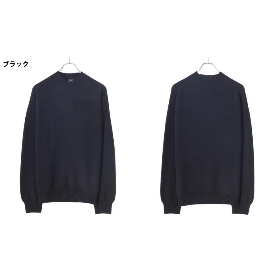 東洋エンタープライズ GOLD / ゴールド ： PURE CASHMERE MOCK NECK PULLOVER KNIT / 全3色 ： 22B-GL90221の画像