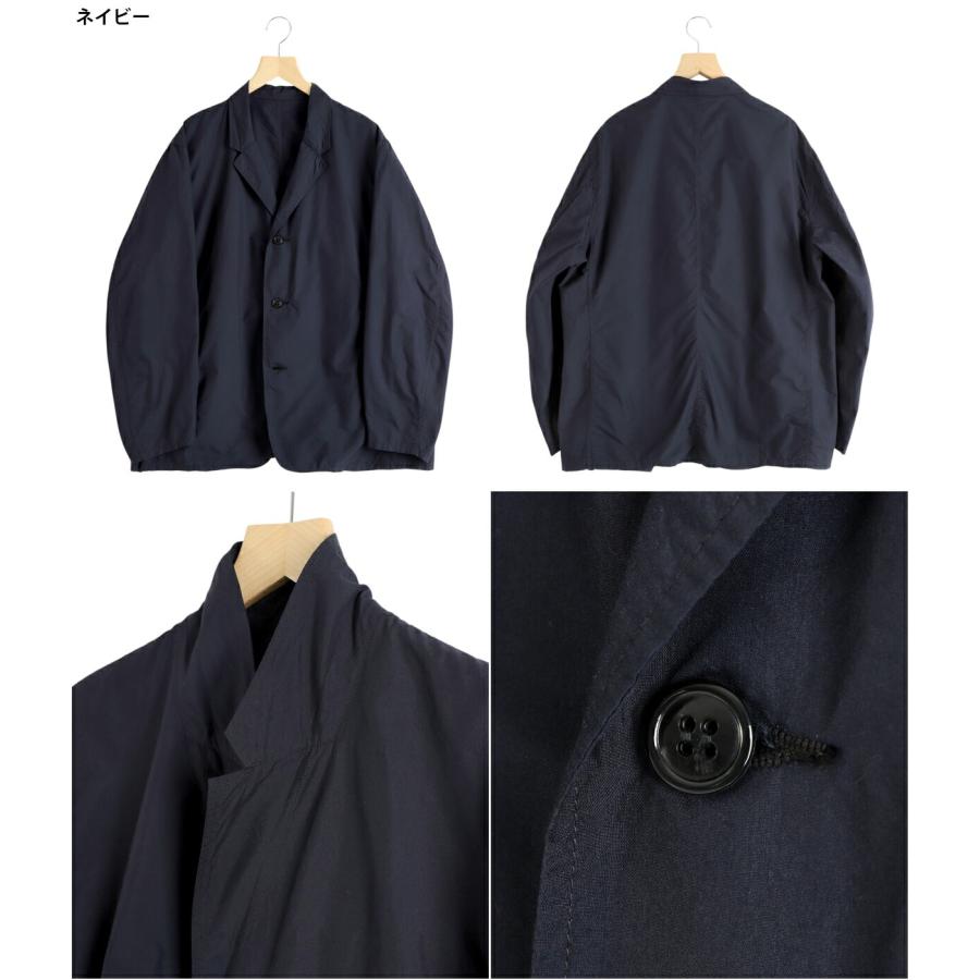 GOLD / ゴールド ： COTTON/SILK CHAMBRAY TAILORED JACKET 全2色 23A