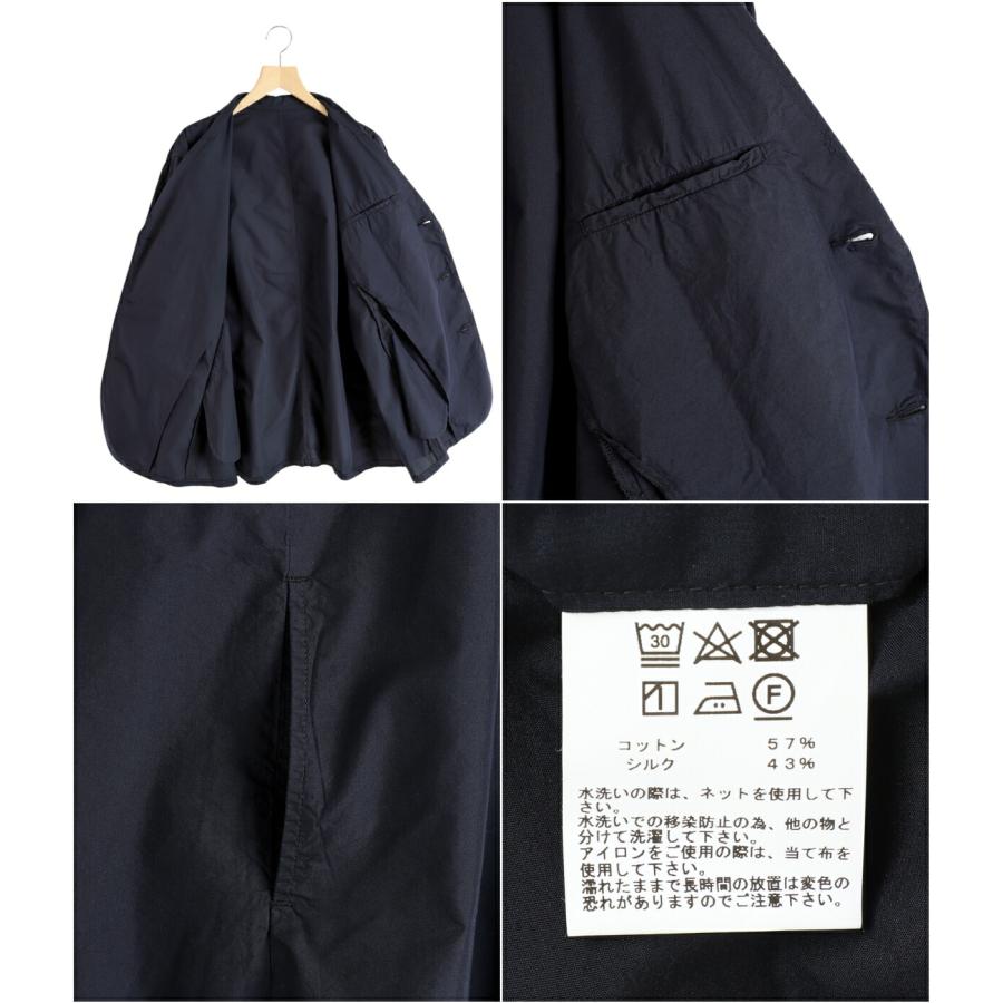 GOLD / ゴールド ： COTTON/SILK CHAMBRAY TAILORED JACKET 全2色 23A