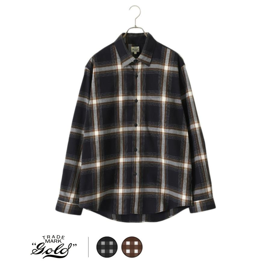 GOLD 東洋エンタープライズ / ゴールド ： TWILL CHECK REGULAR SHIRT