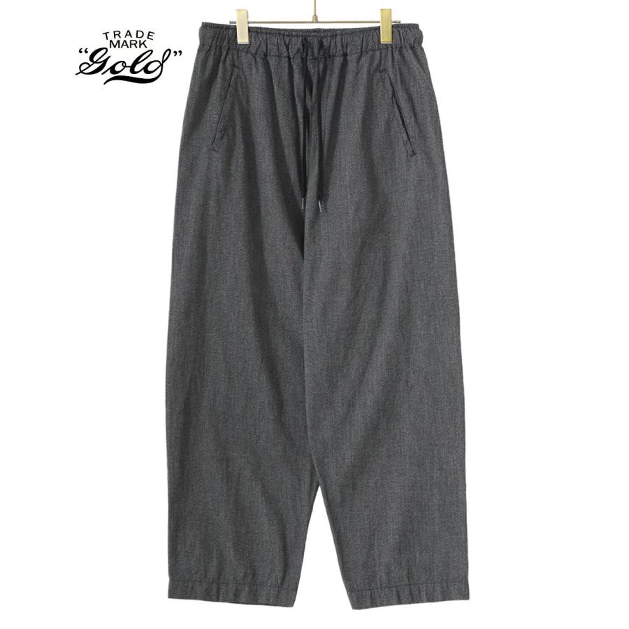 レア！　GOLD　ゴールド　東洋エンタープライズ　ダークグレー サルエルパンツ GOLD 東洋エンタープライズ / ゴールド ： LOOPWHEEL SWEAT EASY PANTS