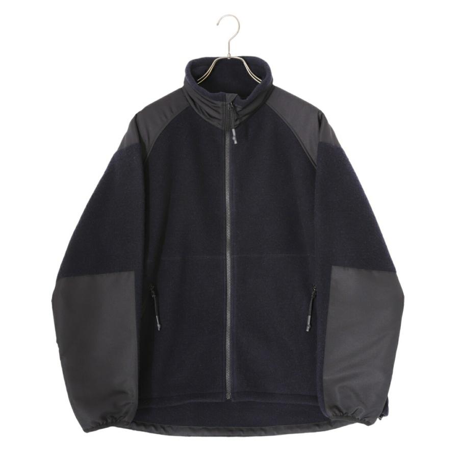 URU / ウル ： WOOL CASHMERE FLEECE - ZIP UP BLOUSON 23FWCF02 