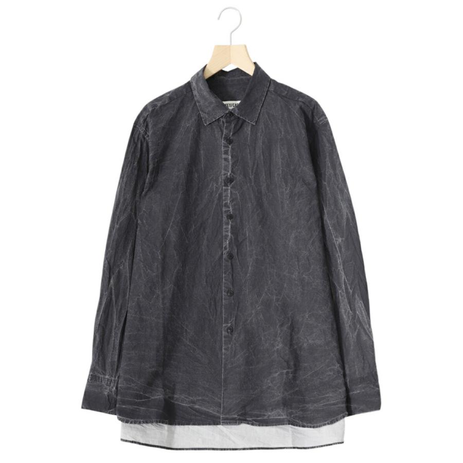 タグ付き　ケイシーケイシー BIG RACCOURCIE SHIRT S DOUBLE DYED BIG RACCOURCIE SHIRT | CASEY CASEY(ケイシー