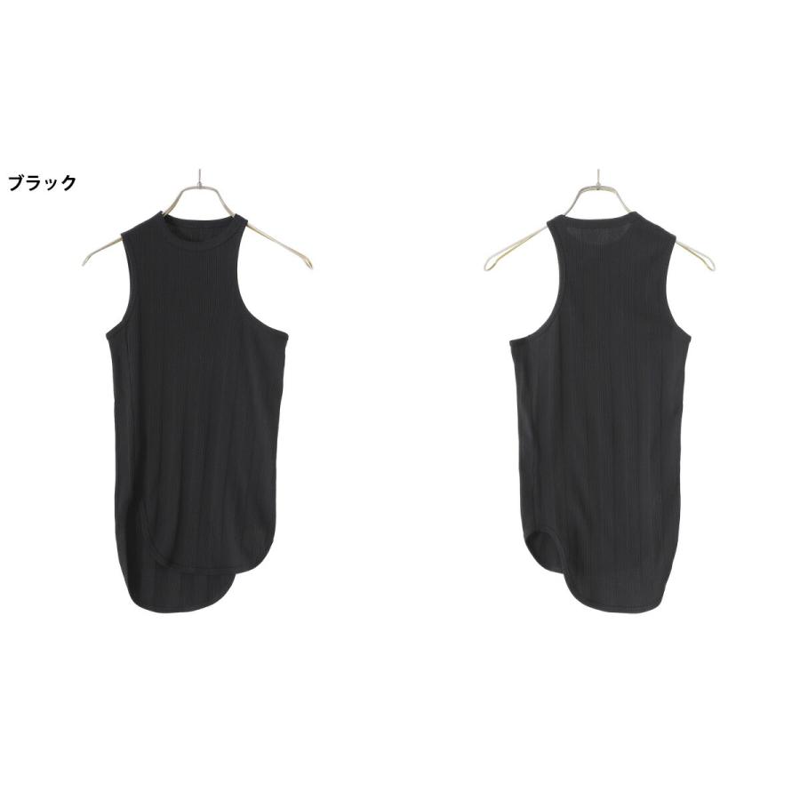 未使用品 JUN MIKAMI 23SS ジュンミカミ リブホイルタンクトップ レディース】タンクトップ | JUN MIKAMI(ジュンミカミ