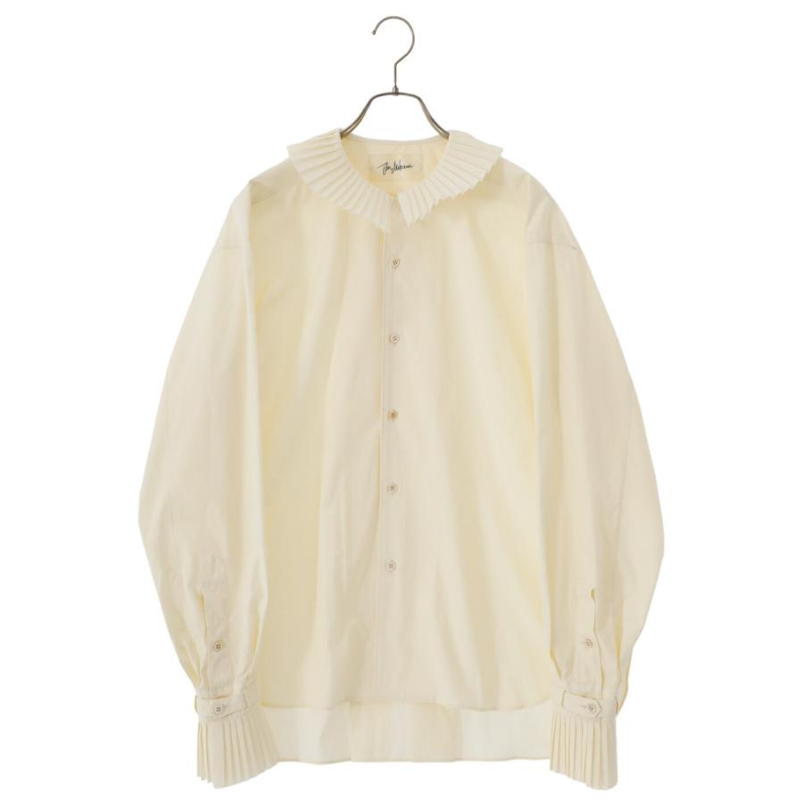 ジュンミカミ　ブラウス　シャツ JUN MIKAMI｜コットン ラッフル シャツ 25aw-5-j-kk - Piu di
