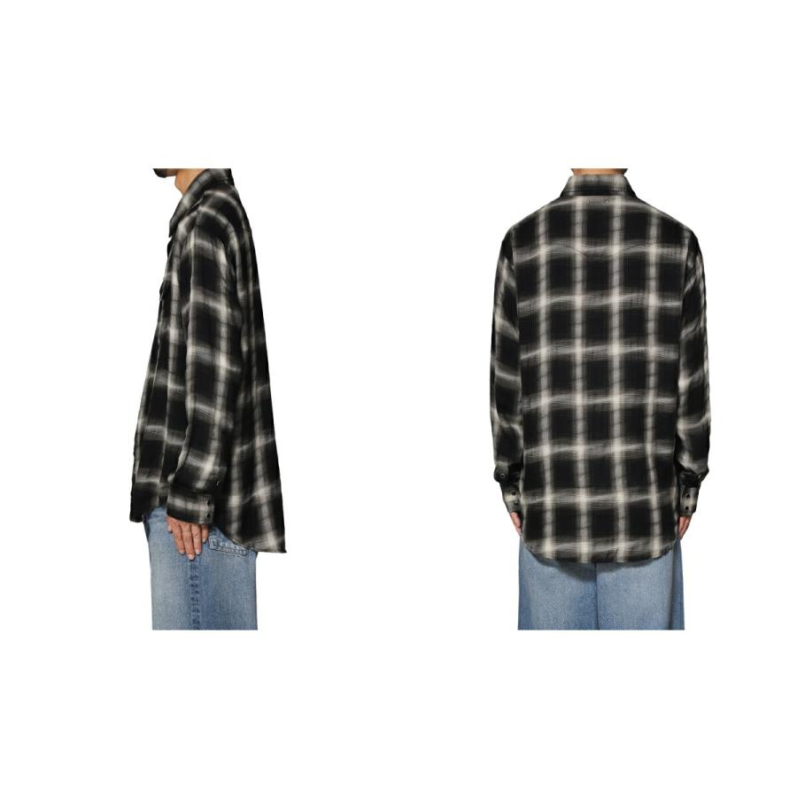 MINEDENIM / マインデニム : Distortion Ombre Check L.Western MINEDENIM / マインデニム : Distortion Ombre Check L.Western