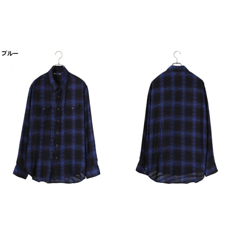 MINEDENIM / マインデニム : Distortion Ombre Check L.Western MINEDENIM / マインデニム : Distortion Ombre Check L.Western