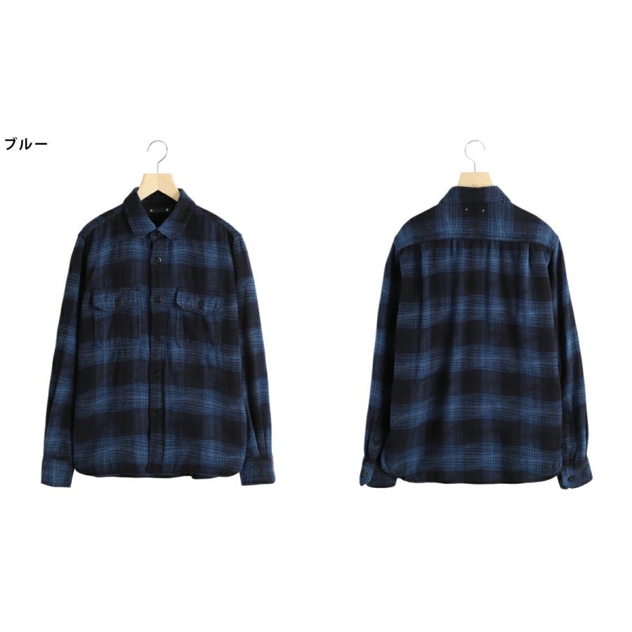 MINEDENIM / マインデニム : Distortion Ombre Check Flannel MINEDENIM / マインデニム : Distortion Ombre Check Flannel