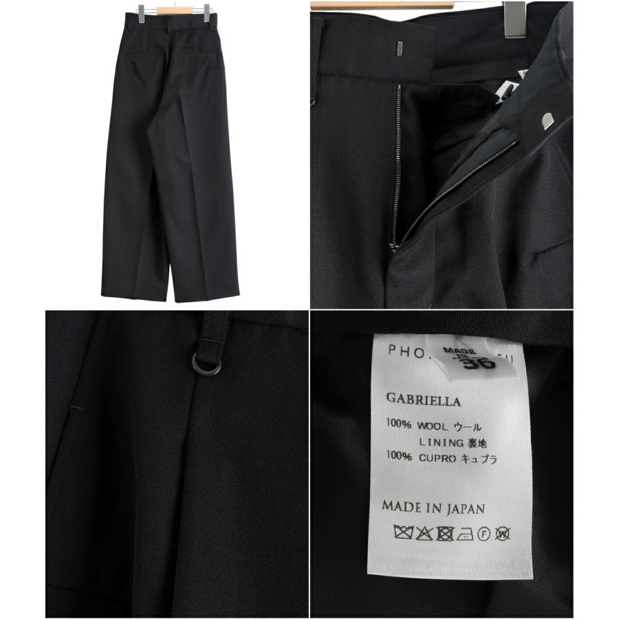 【20%OFF】PHOTOCOPIEU /フォトコピュー： [レディース]HIGH-WAISTED TROUSERS ： 242GBL | PHOTOCOPIEU | 02